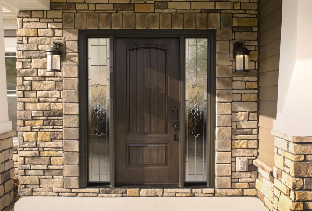 This hinged entry door in Billings, MT from Provia is a beautiful example.